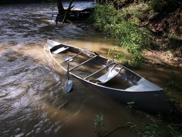 Submerged Canoe